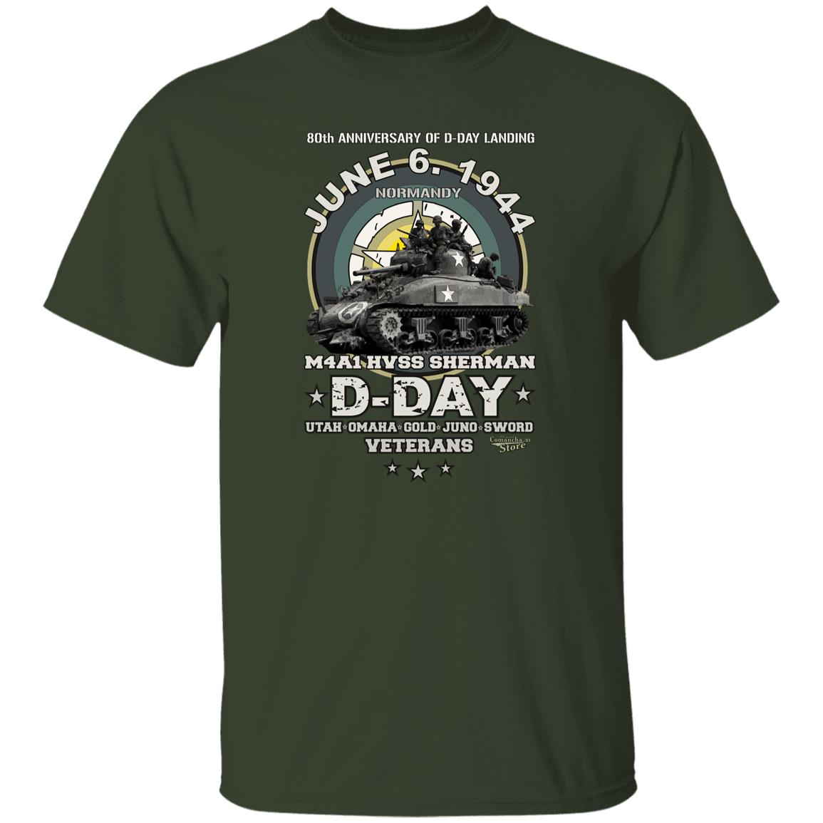 D-DAY M4A1 HVSS SHERMAN T-shirt