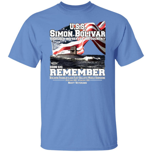 USS SIMON BOLIVAR SSBN-641 Submarine T-shirt