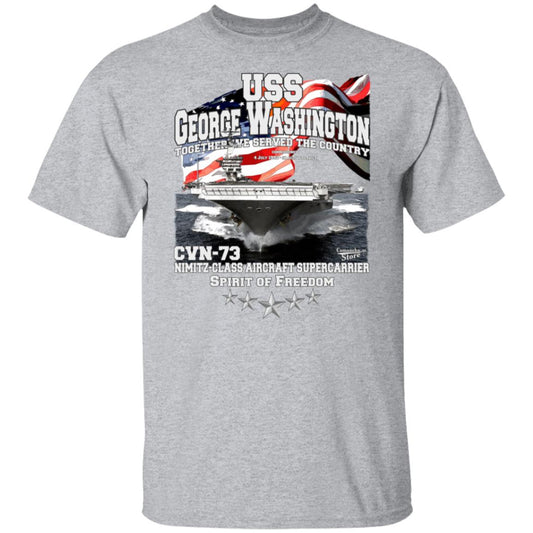 U.S.S. George Washington CVN-73 supercarrier t-shirt