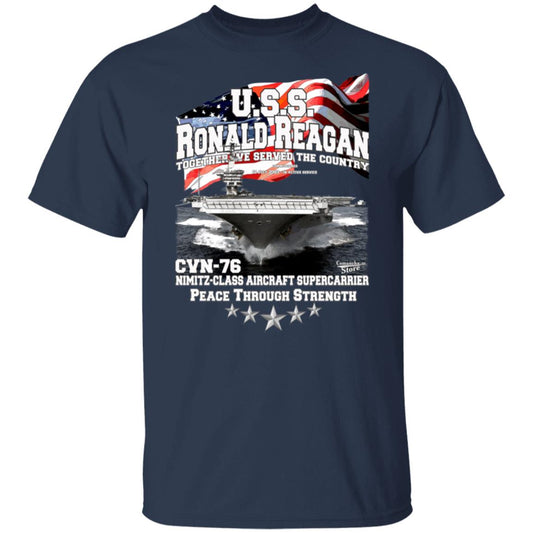 U.S.S. Ronald Reagan CVN-76 supercarrier t-shirt