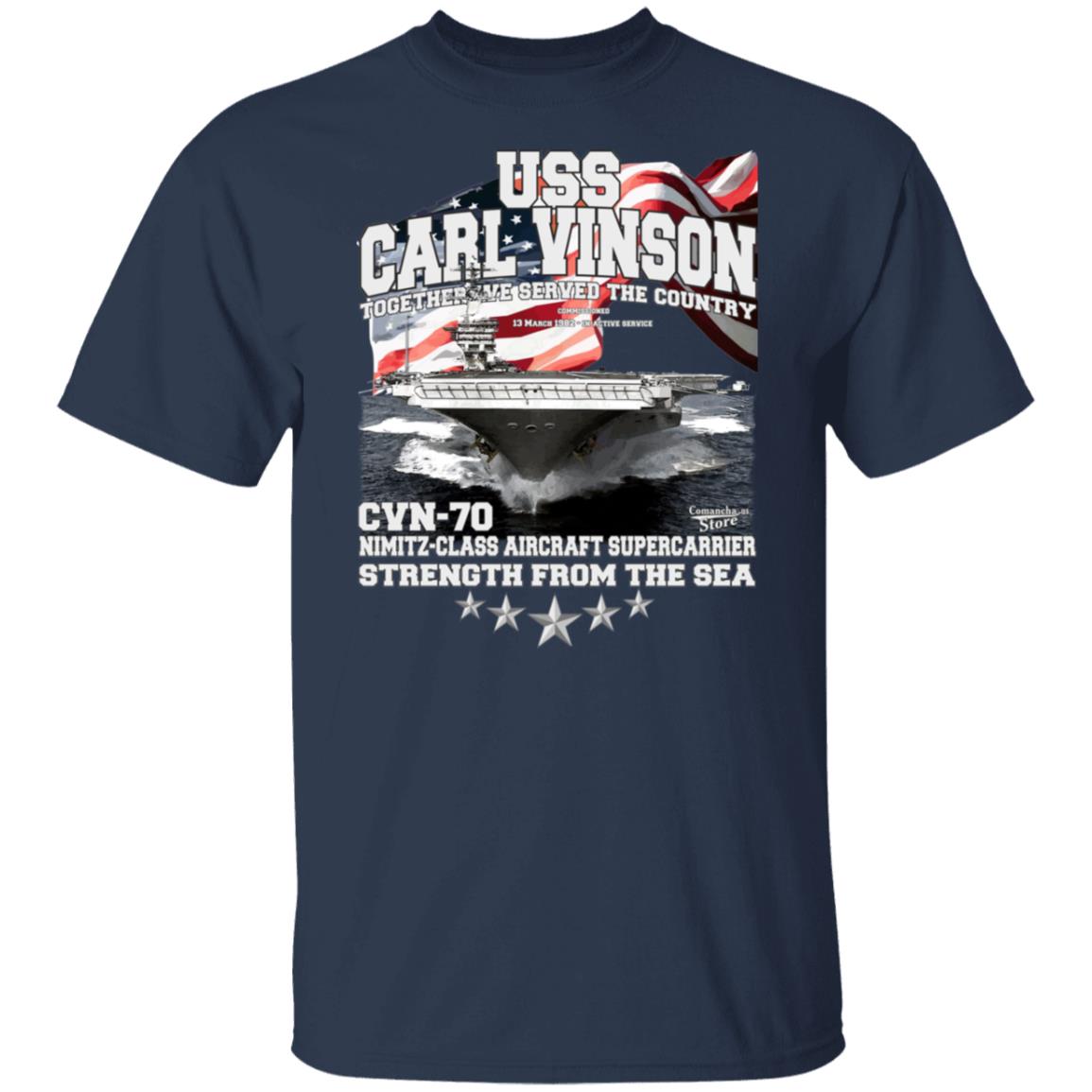 USS Carl Vinson CVN-70 t-shirt,