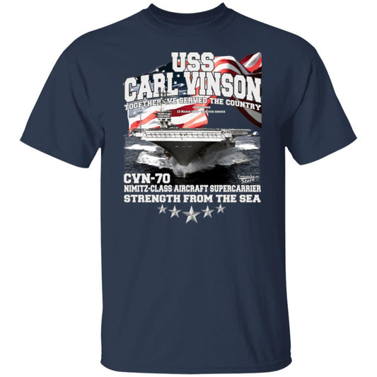 USS Carl Vinson CVN-70 t-shirt,