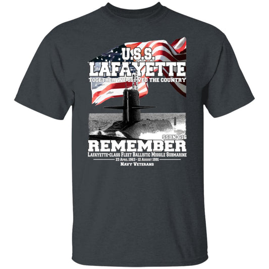 USS Lafayette SSBN-616 Submarine T-shirt