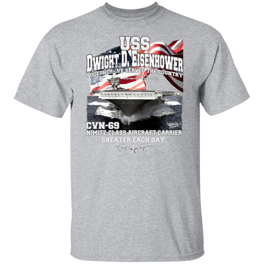 U.S.S. Dwight D.Eisenhower CVN-69 Supercarrier T-shirt