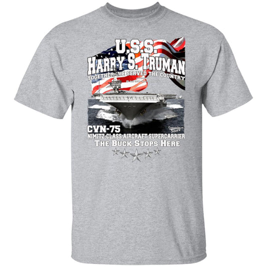 U.S.S. Harry S. Truman CVN-75 supercarrier t-shirt
