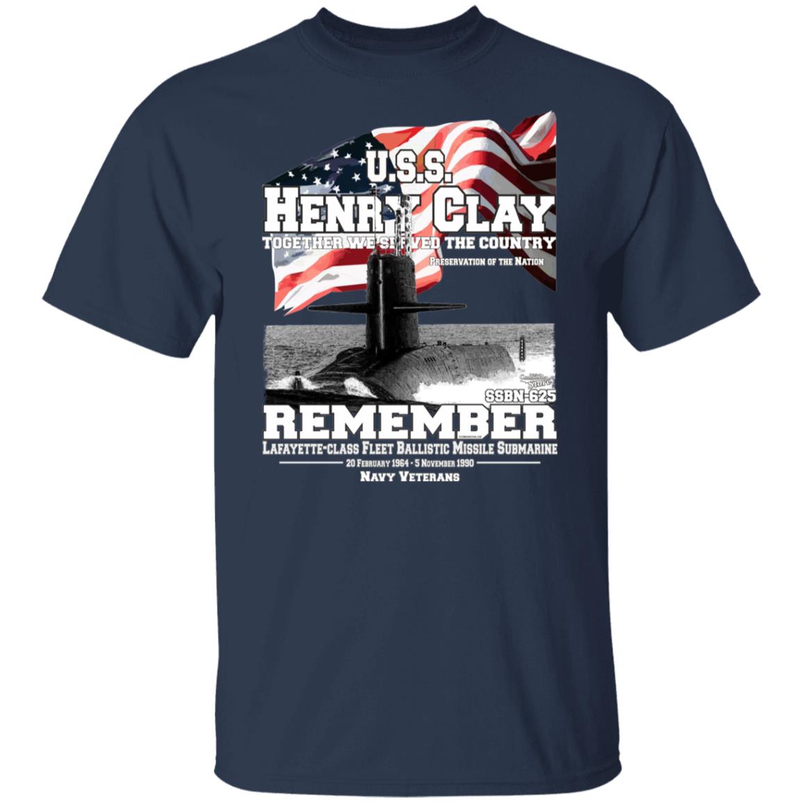 USS Henry Clay SSBN-625 Submarine T-shirt