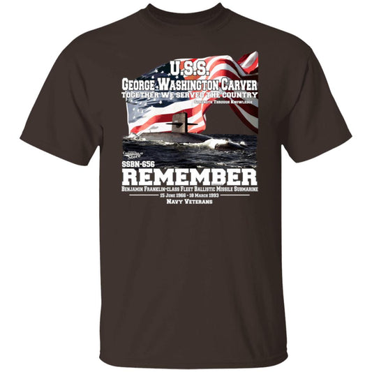USS GEORGE WASHINGTON CRAVER SSBN-656 Submarine T-shirt