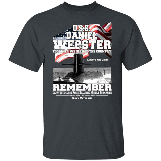 USS Daniel Webster SSBN-626 Submarine T-shirt