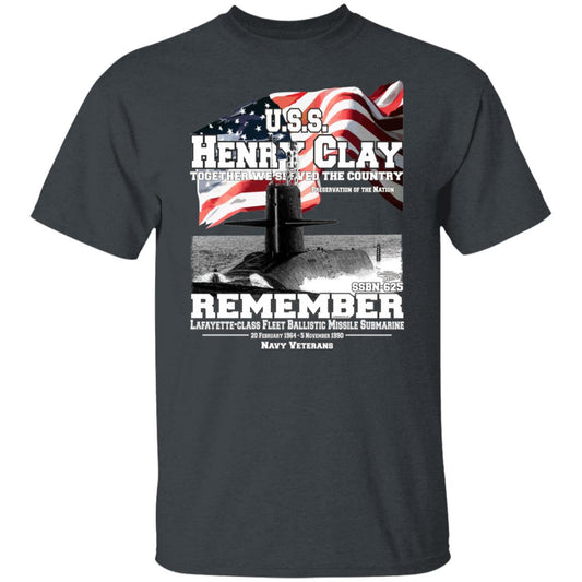 USS Henry Clay SSBN-625 Submarine T-shirt