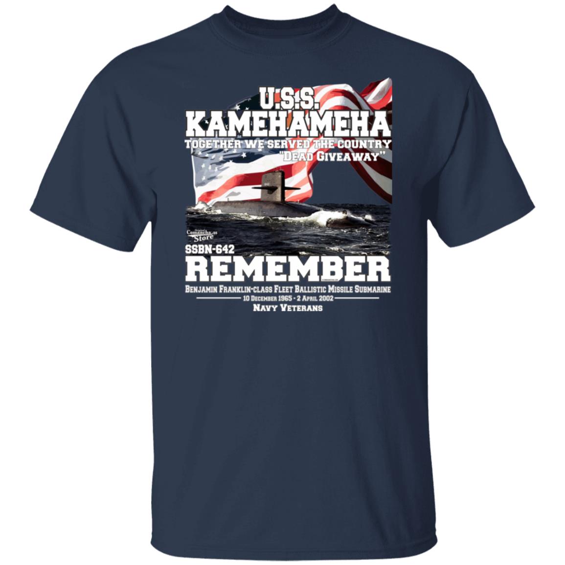 USS KAMEHAMEHA SSBN-642 Submarine T-shirt