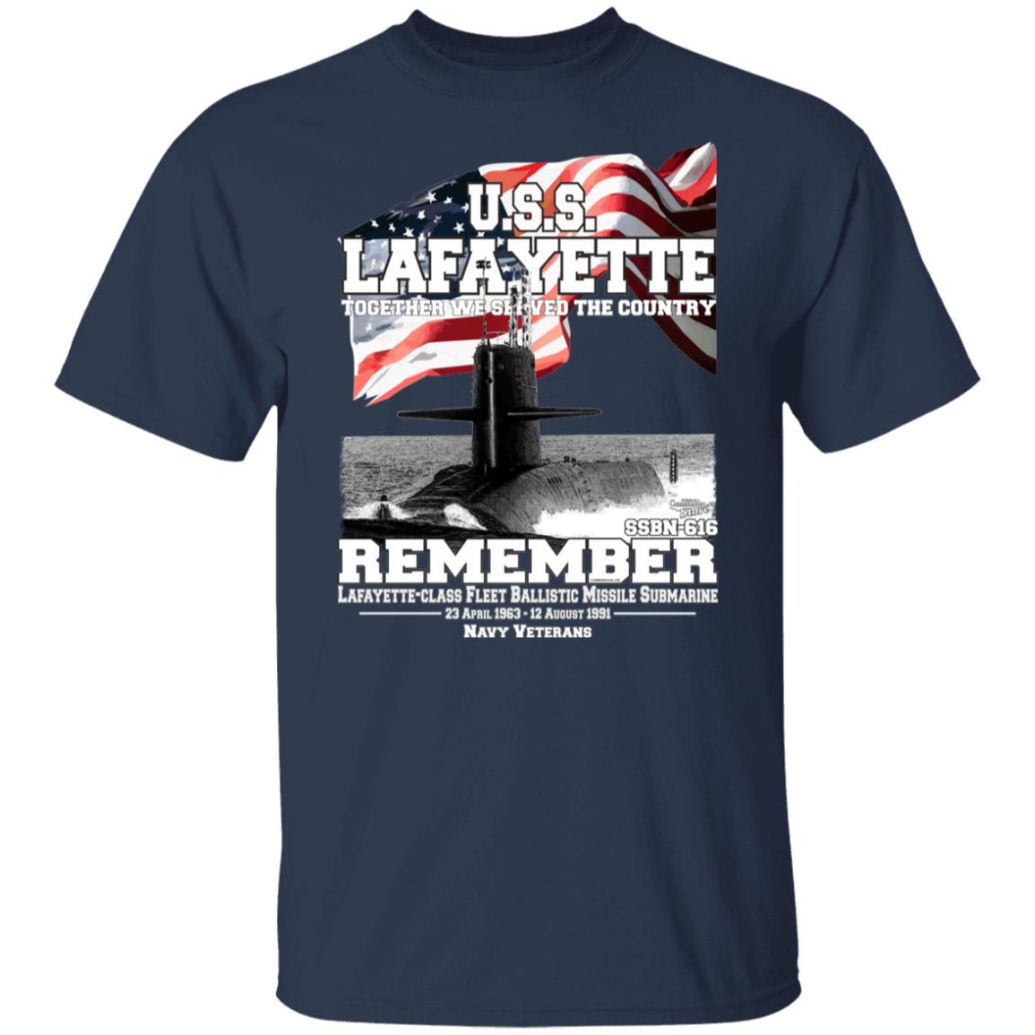 USS Lafayette SSBN-616 Submarine T-shirt