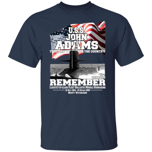 USS John Adams SSBN-620 Submarine T-shirt