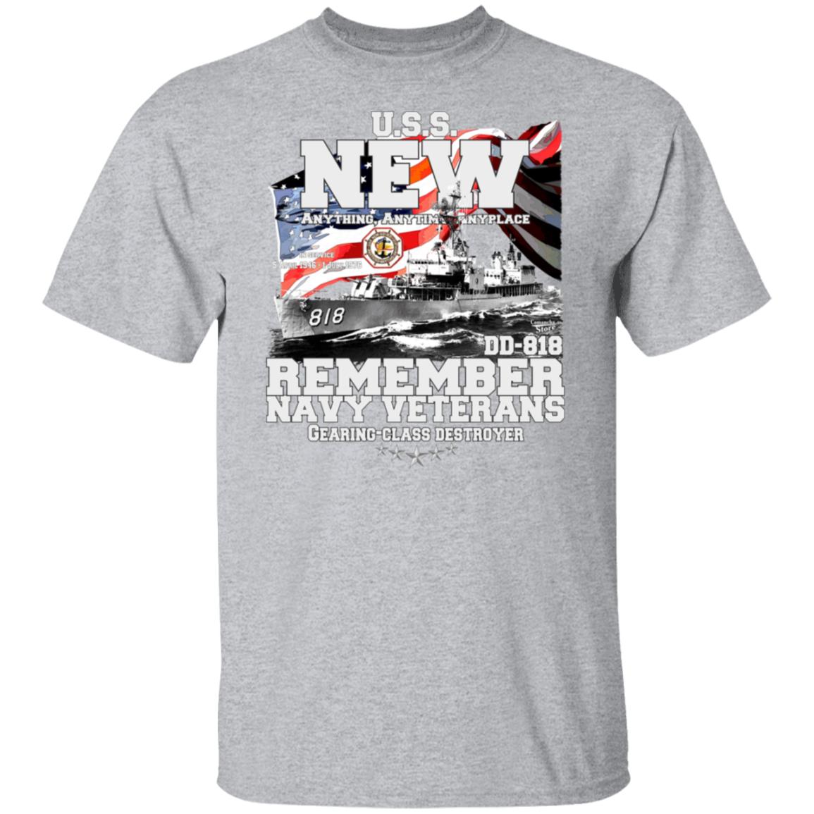 U.S.S. NEW DD-818 Destroyer t-Shirt