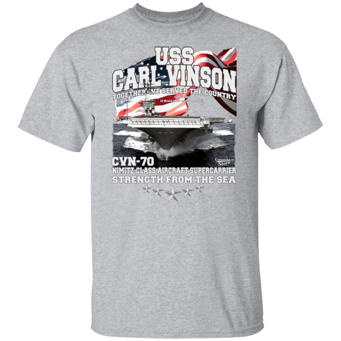 U.S.S. Carl Vinson CVN-70 Supercarrier T-shirt