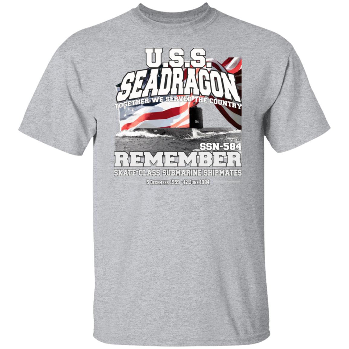 USS SEADRAGON SSN-584 Submarine T-Shirt