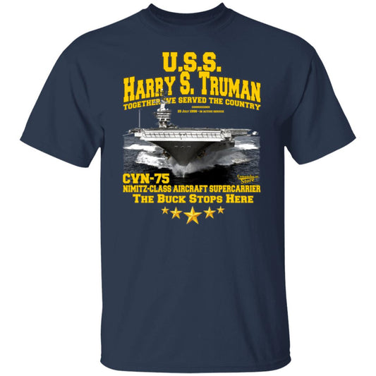 U.S.S. Harry S.Truman CVN-75 supercarrier t-shirt