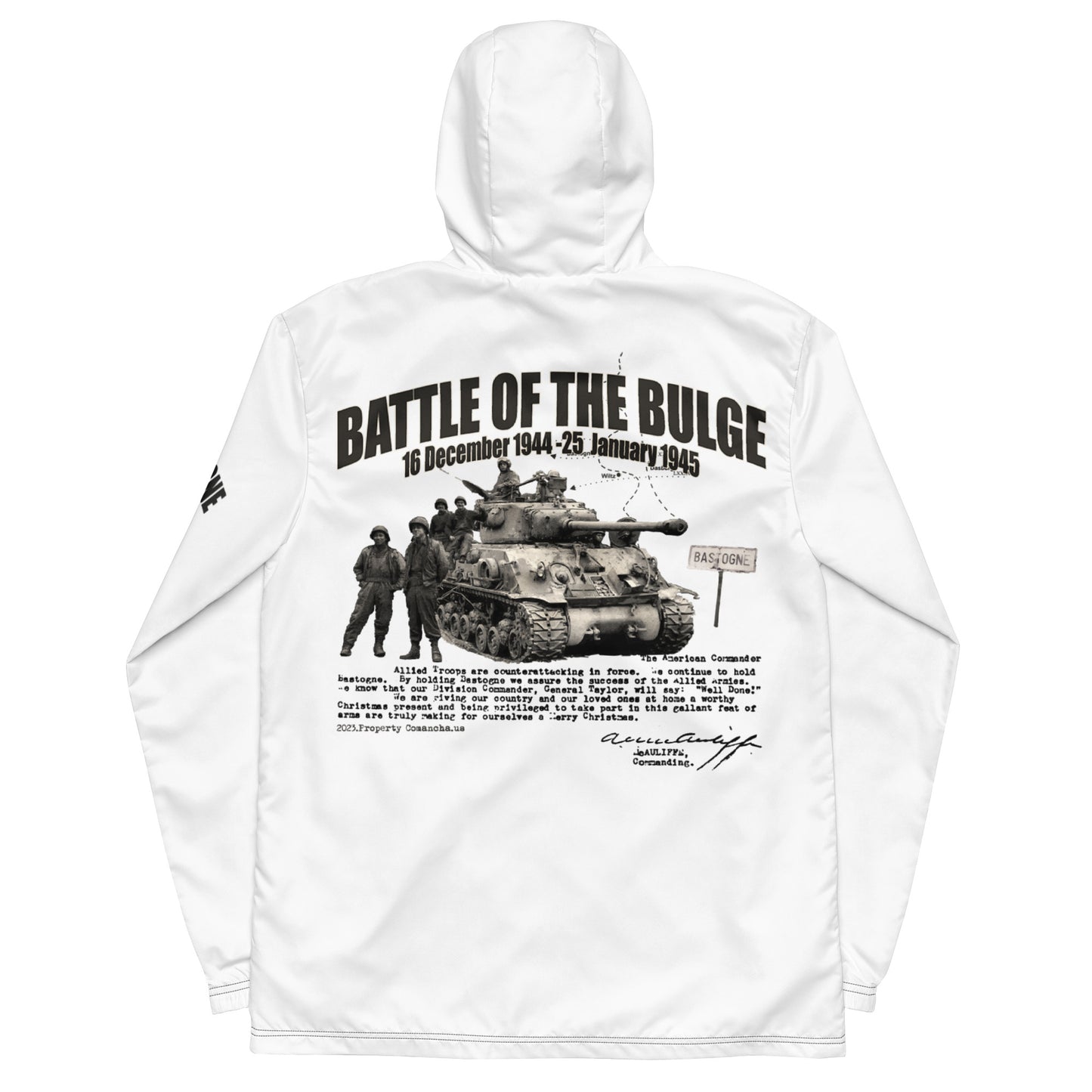 Battle of Bulge 1944 -45 Men’s windbreaker