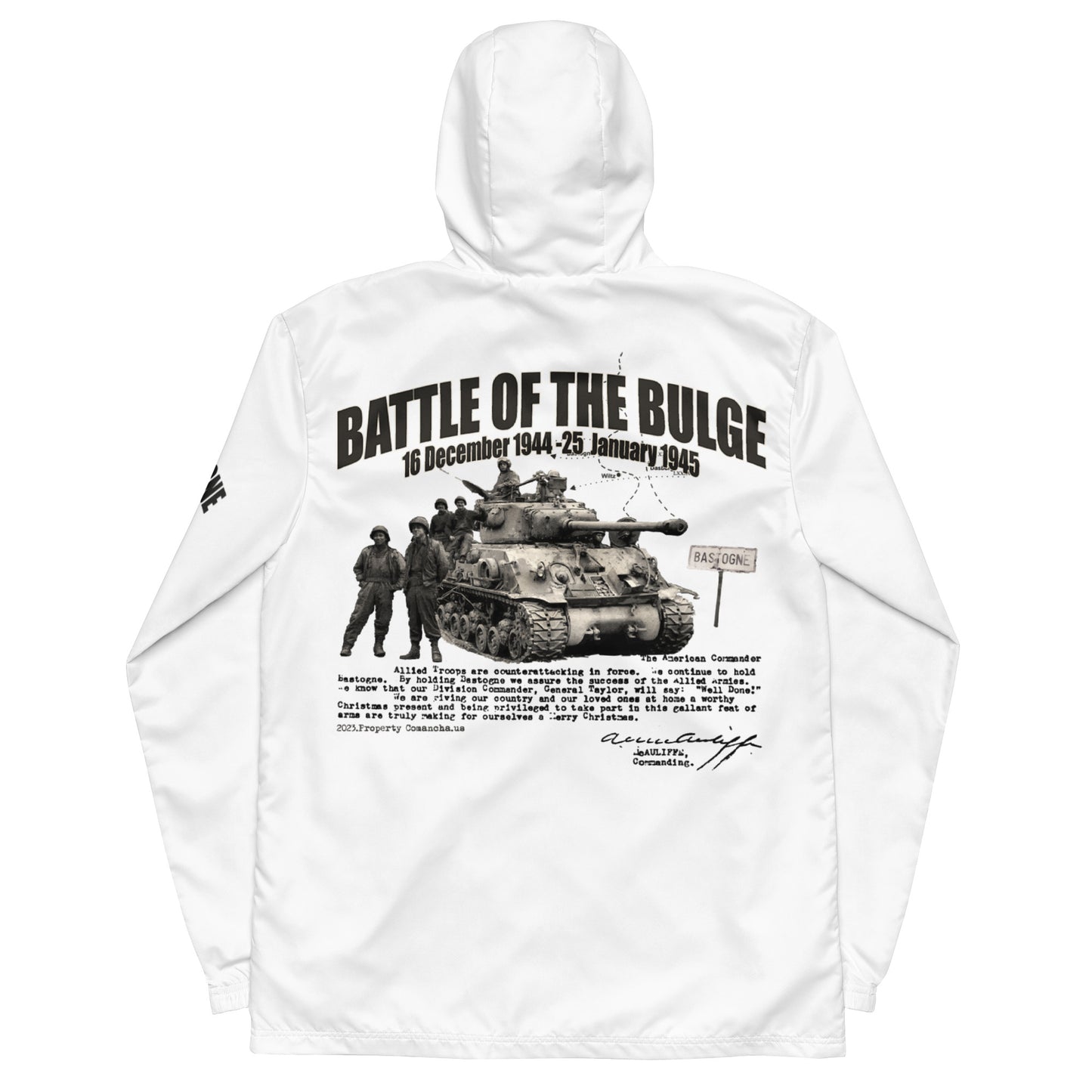 Battle of Bulge 1944 -45 Men’s windbreaker