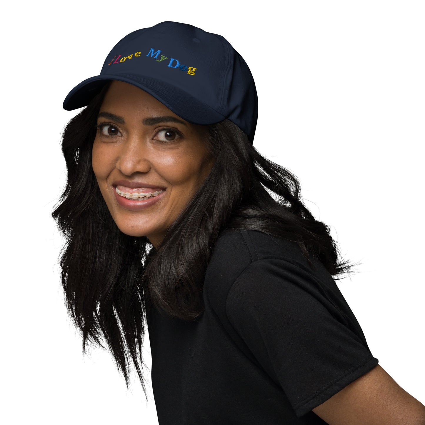 I Love My Dog Dad hat