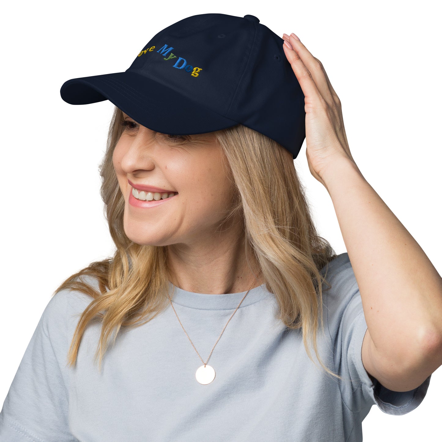 I Love My Dog Dad hat