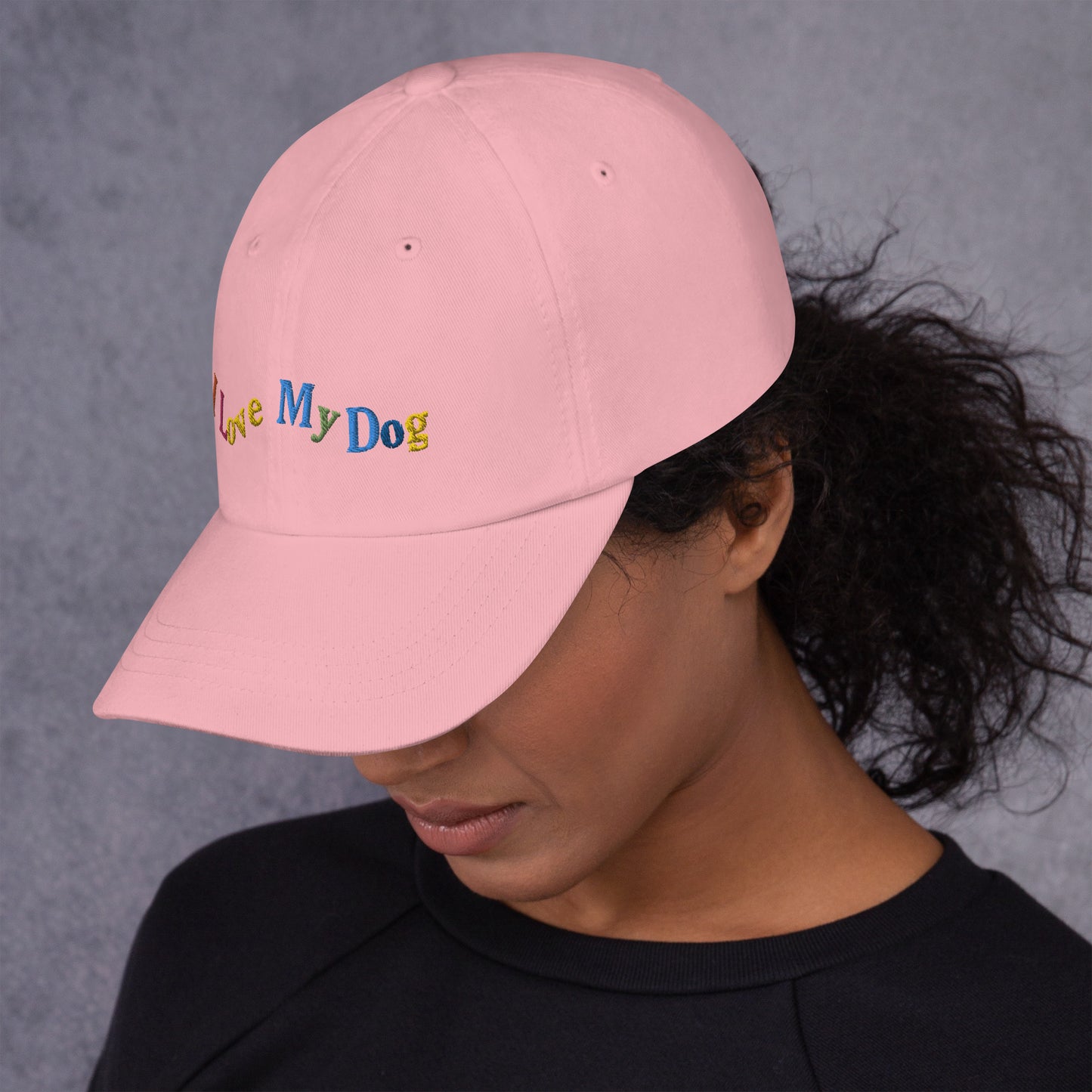 I Love My Dog Dad hat