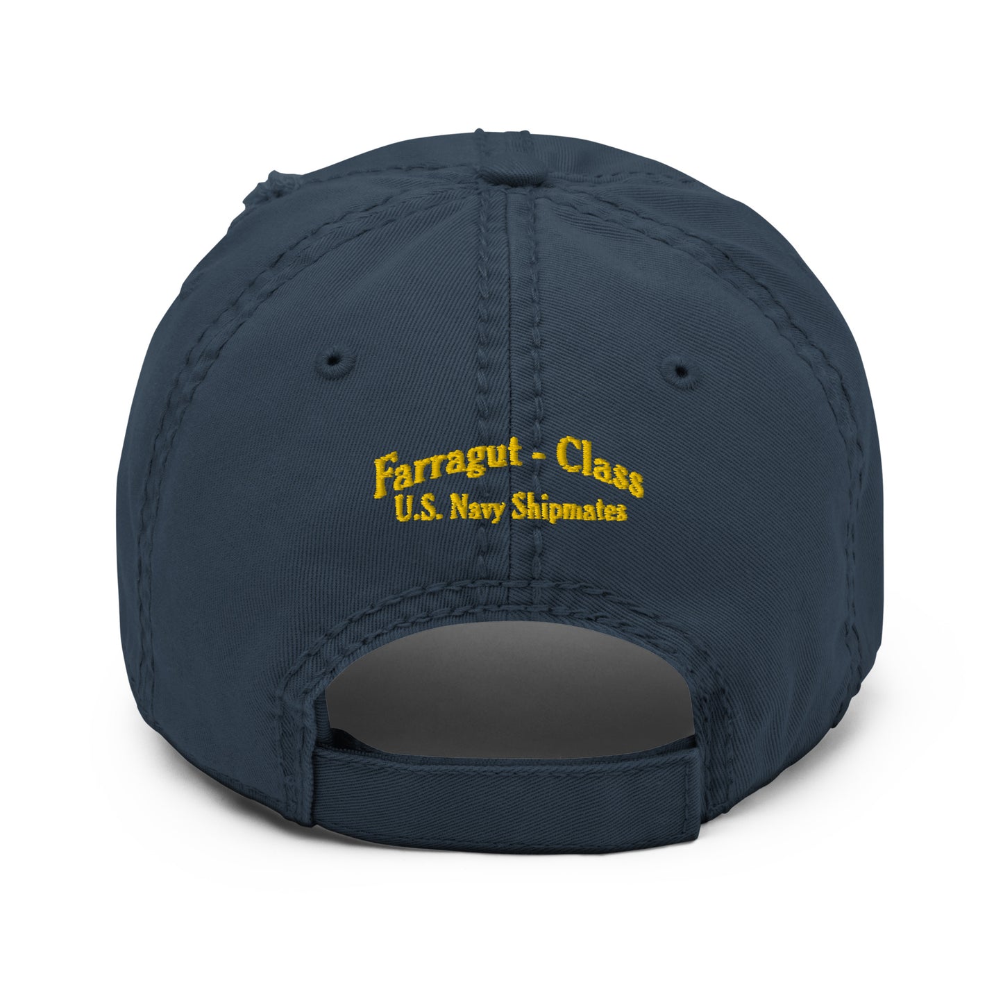 USS FARRAGUT DDG-37 Distressed Dad Hat
