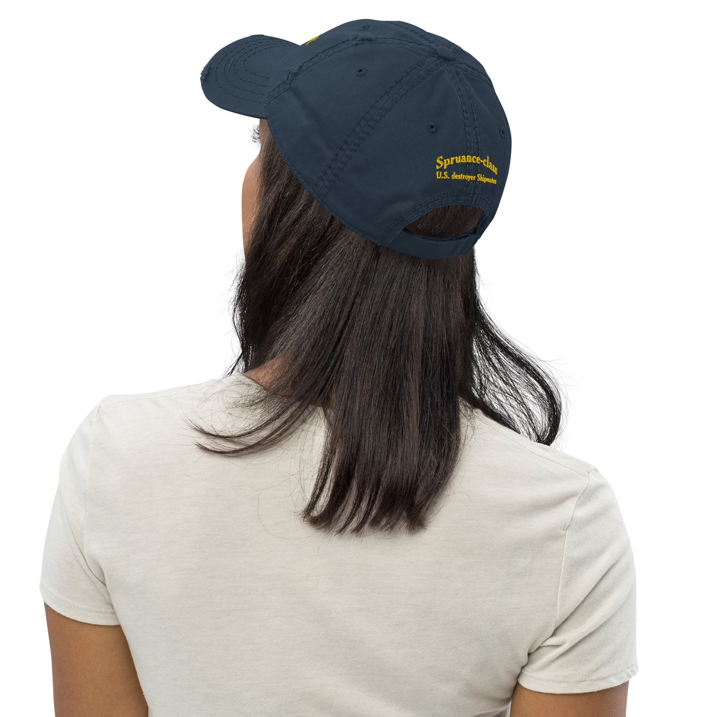 USS SPRUANCE 963 Distressed Dad Hat,