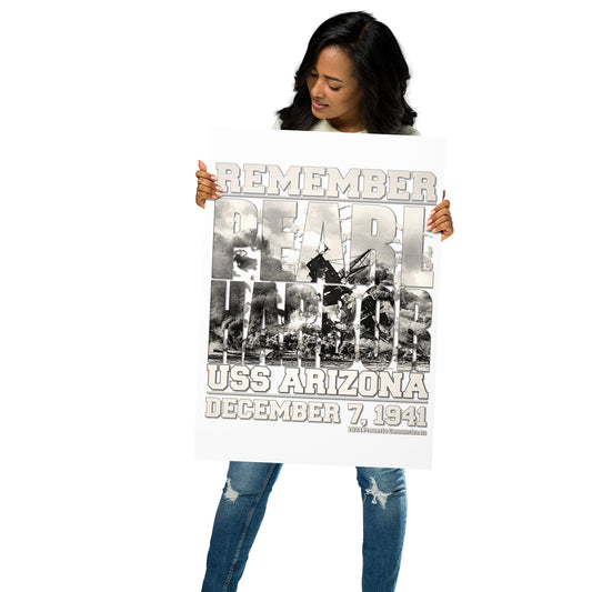 Remember Pearl Harbor 1941 Poster