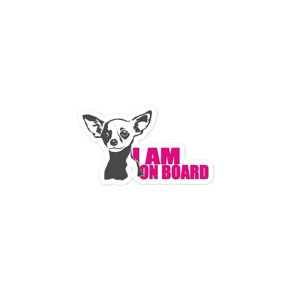 Chihuahua on board - Bubble-free stickers