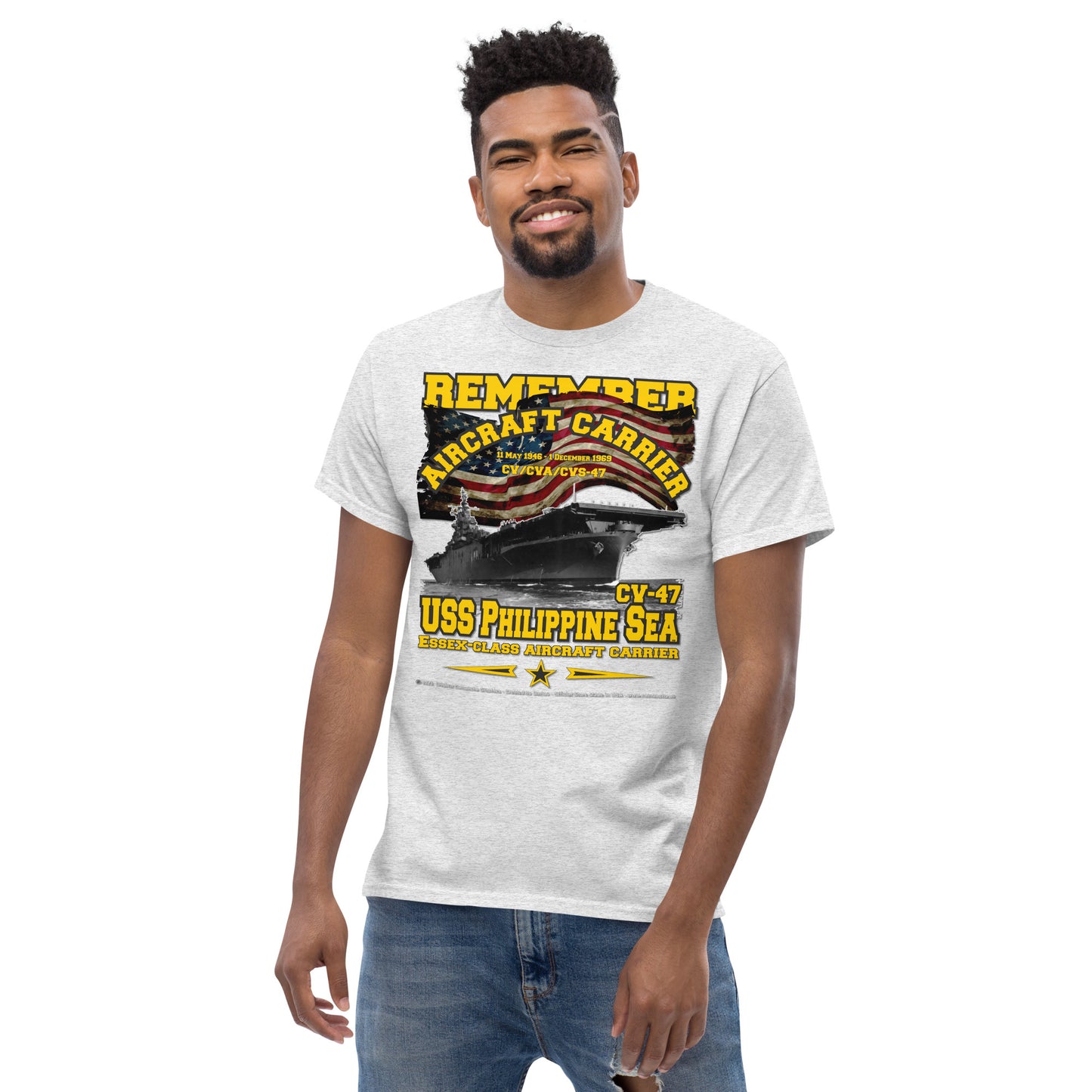 USS PHILIPPINE SEA CV-47 Aircraft Veterans Veterans Classic T-Shirt,
