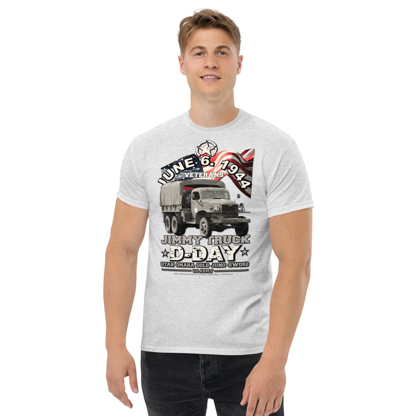 D-DAY Jimmy Truck Veterans t-shirt
