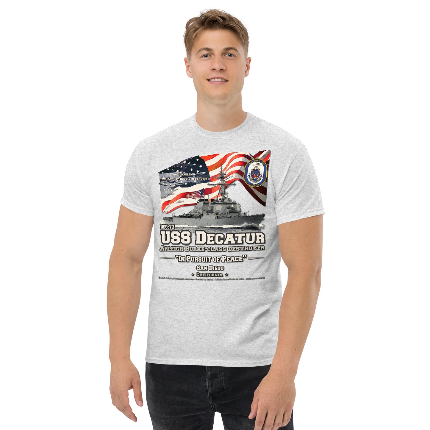 USS DECATUR DDG-73 Destroyer t-shirt