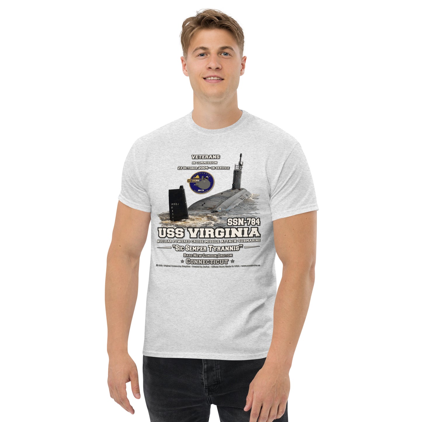 USS VIRGINIA SSN-784 Submarine T-shirt