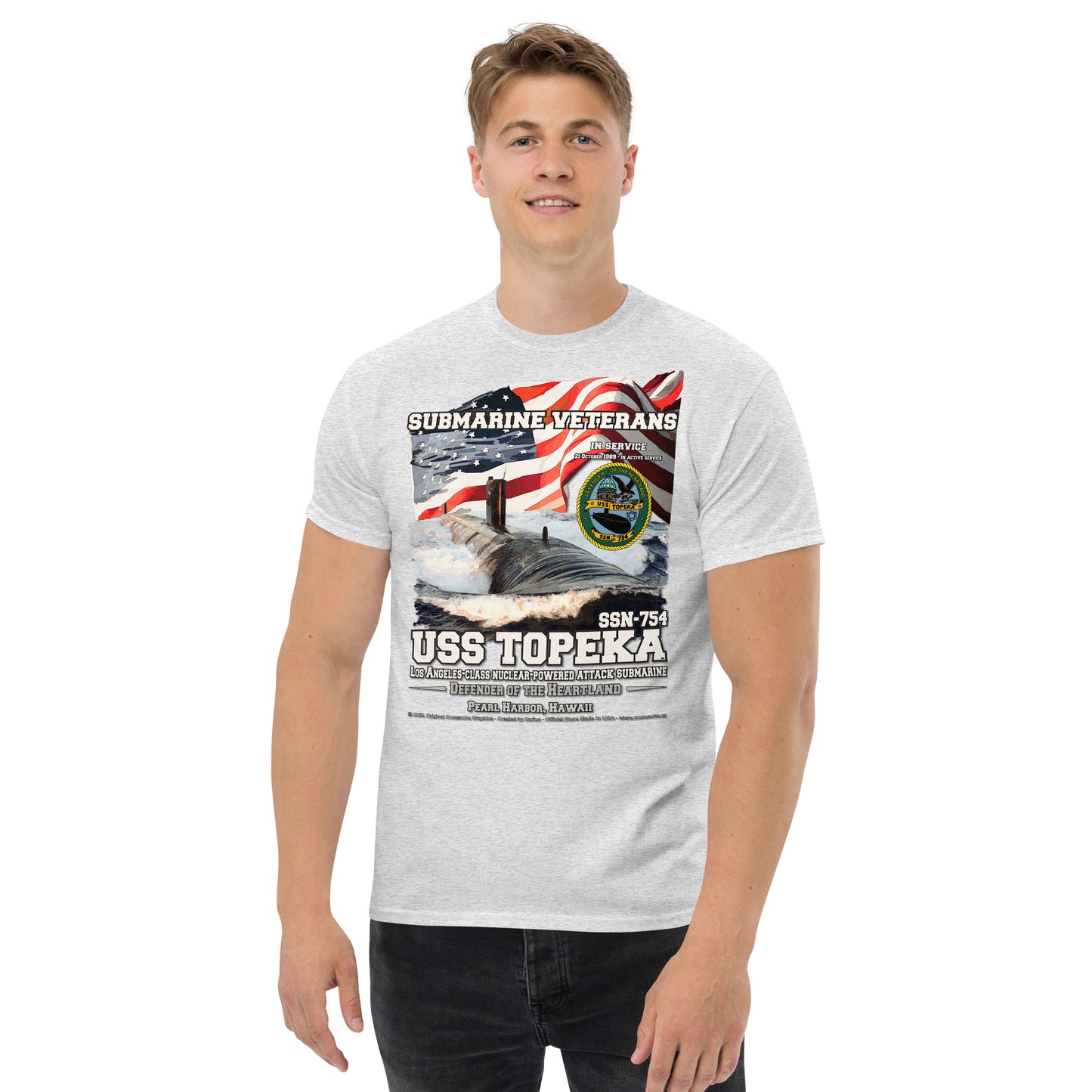 USS TOPEKA SSN-754 Attack Submarine T-shirt
