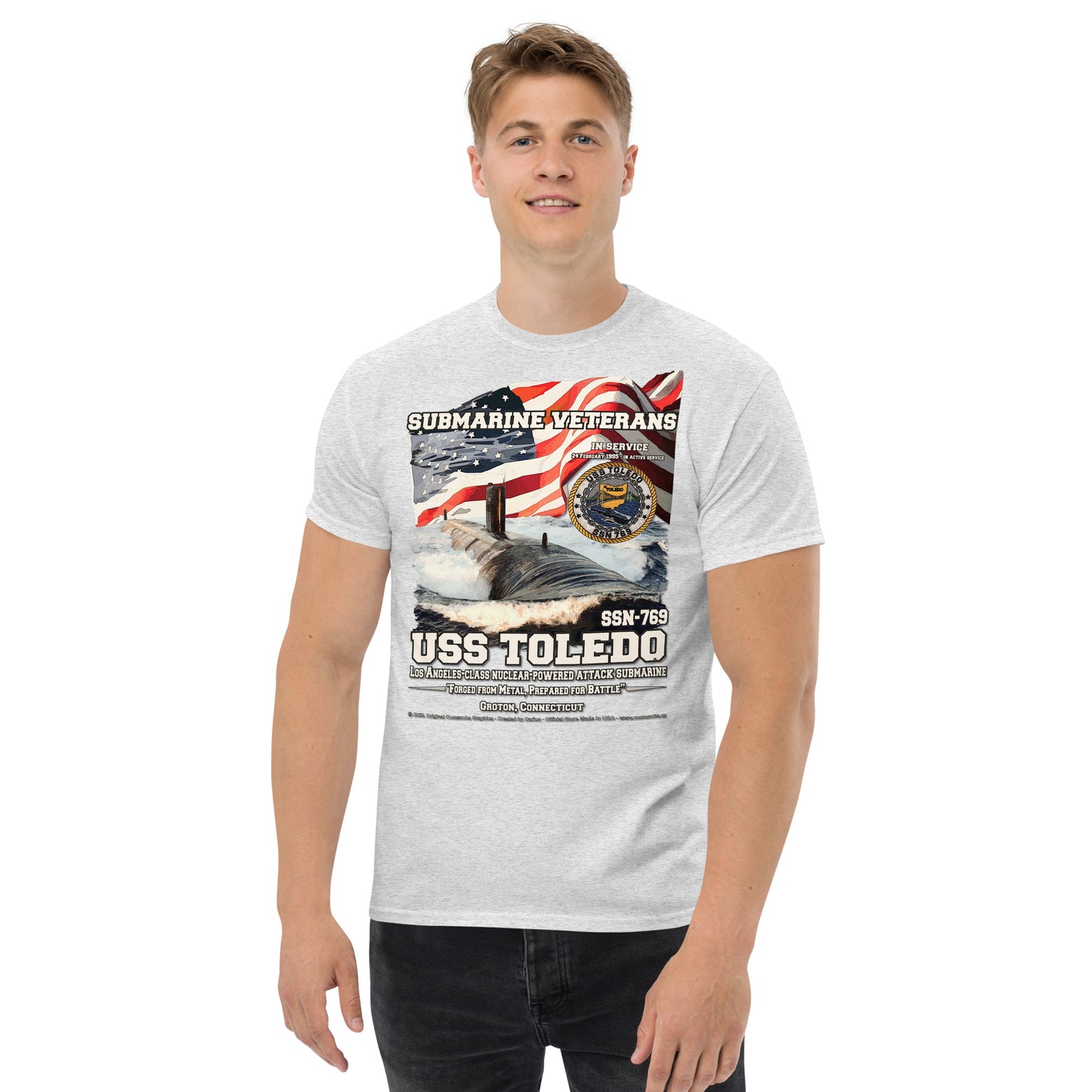 USS TOLEDO SSN-769 Submarine t-shirt