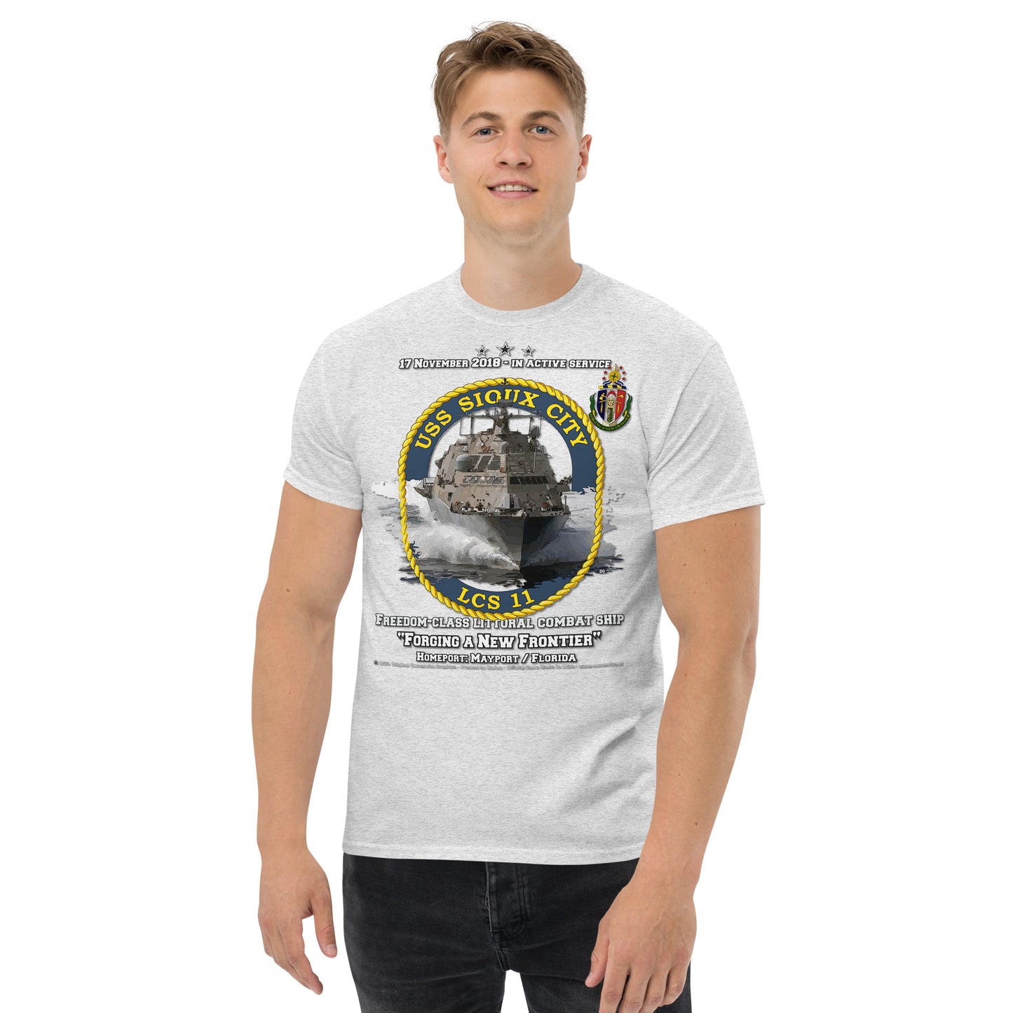 USS SIOUX CITY LCS-11 Shipmates T-shirt