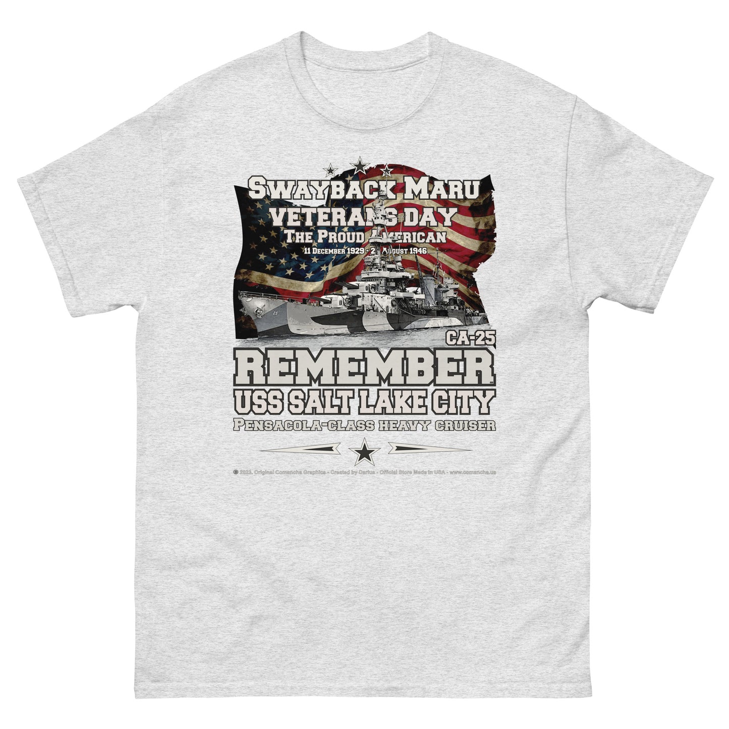 USS SALT LAKE CITY SSN-716 Heavy Cruiser t-shirt