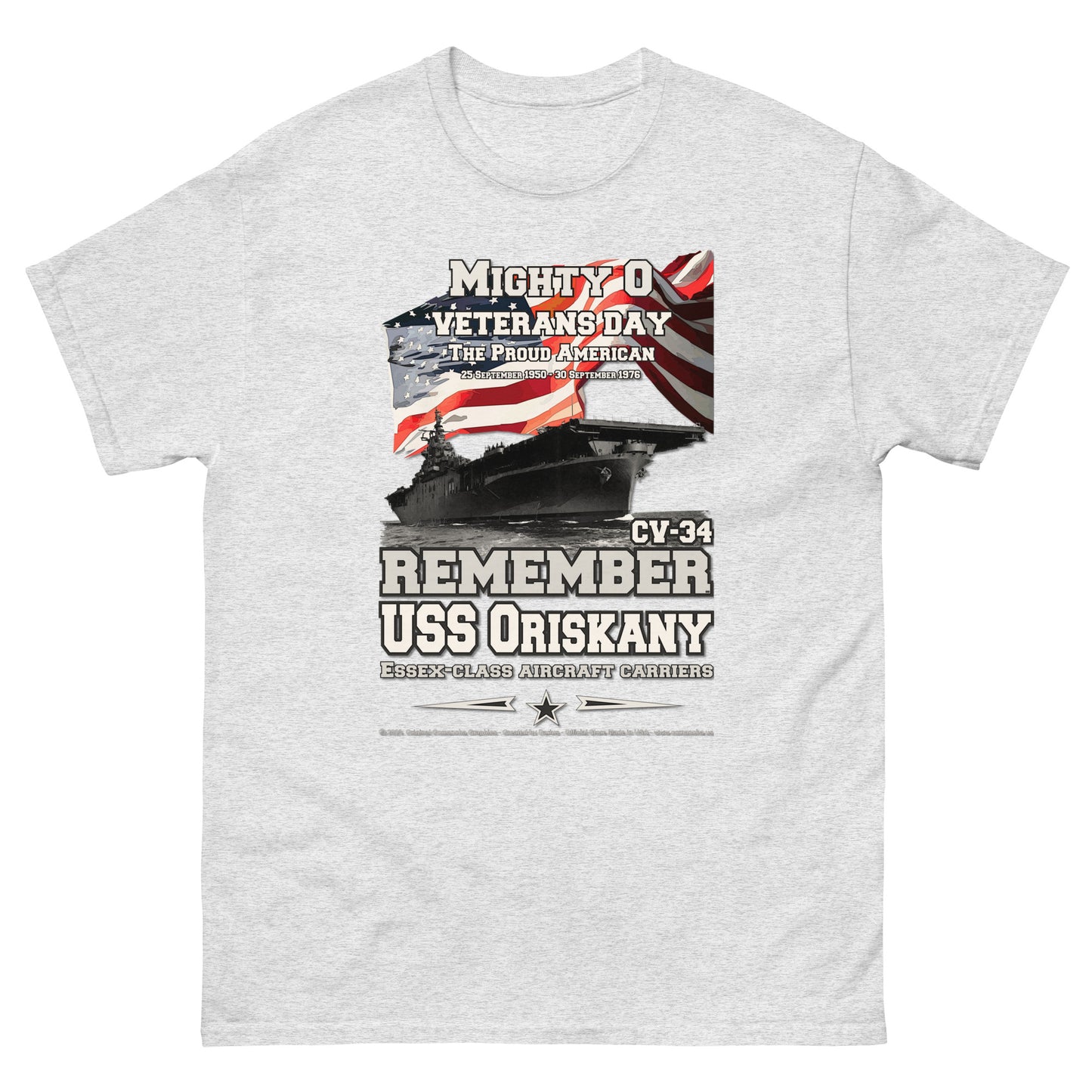 USS ORISKANY CV-34 Aircraft Carrier T-Shirt