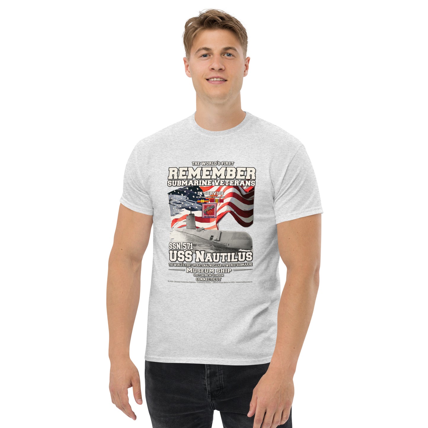 USS NAUTILUS SSN-571 Submarine t-shirt