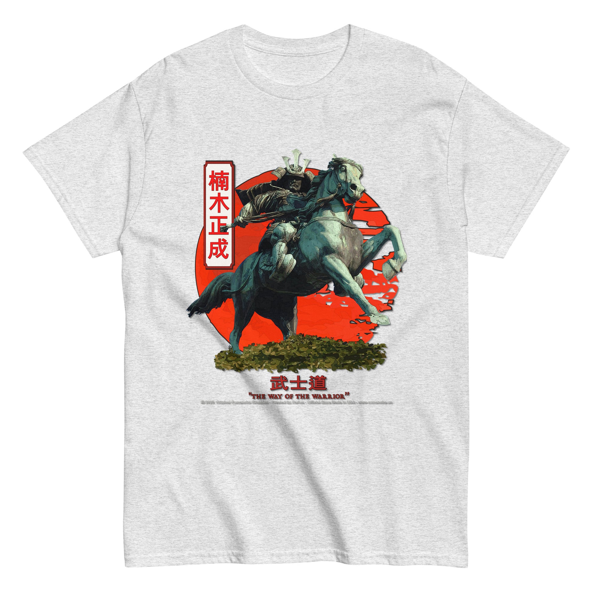 Samurai Kusunoki Masahige T-shirt, Japanese Tradition T-Shirt, Comancha T-shirts,