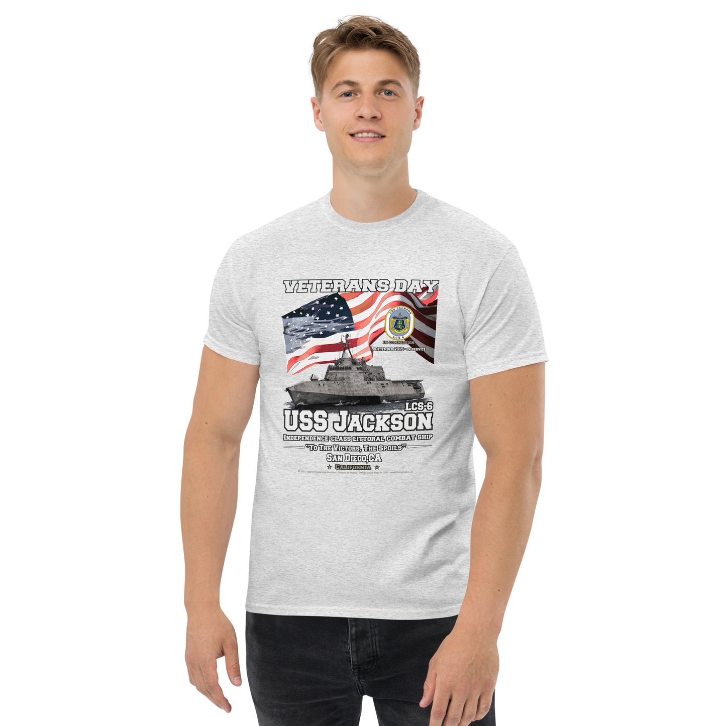 USS JACKSON LCS-6 Littoral Combat Ship T-Shirt