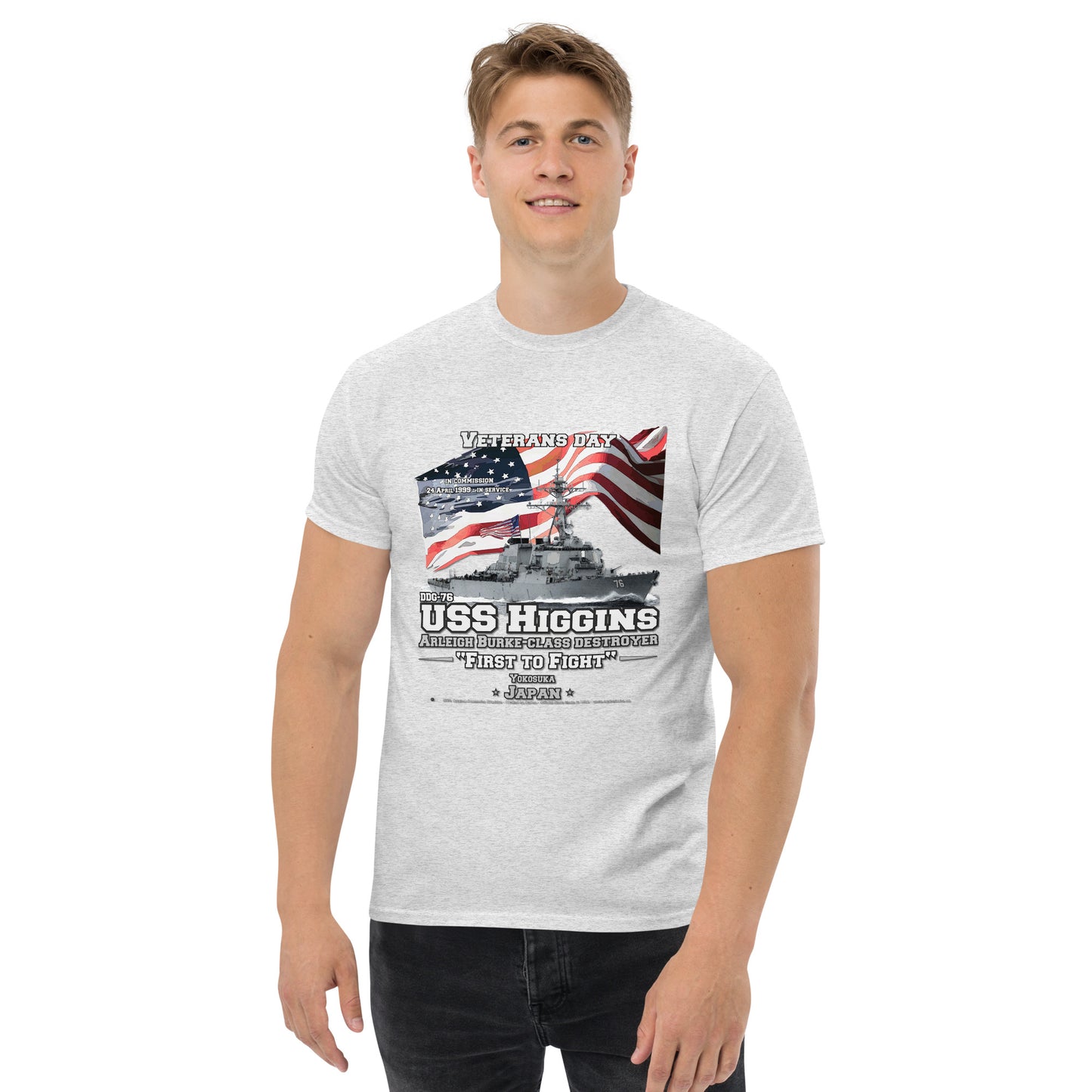 USS HIGGINS DDG-76 Destroyer T-Shirt