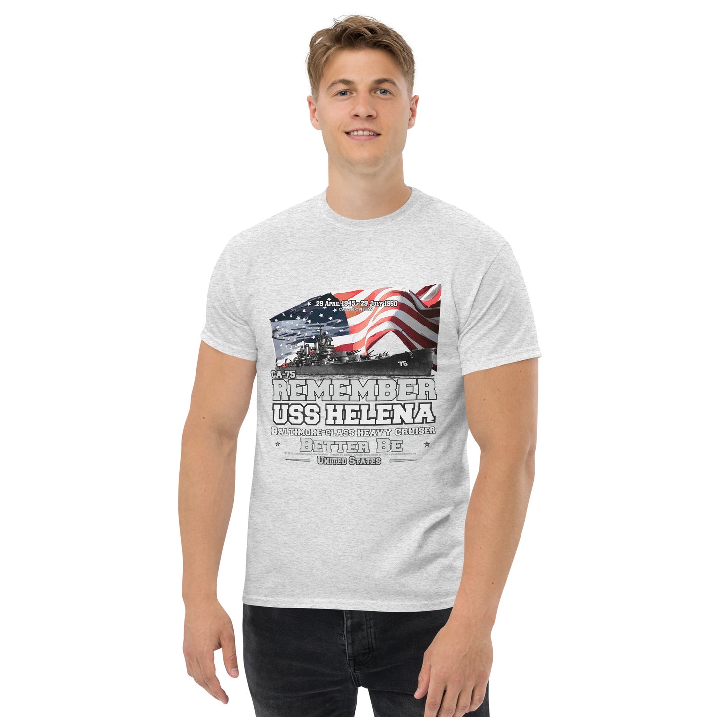 USS HELENA CA-75 Cruiser T-Shirt