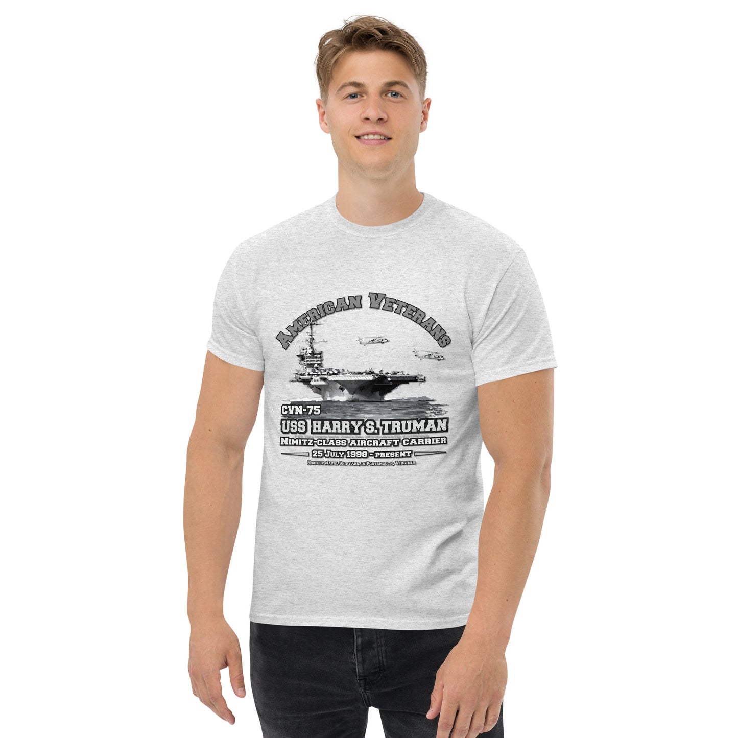USS HARRY TRUMAN CVN-75 Aircraft Carrier T-shirt