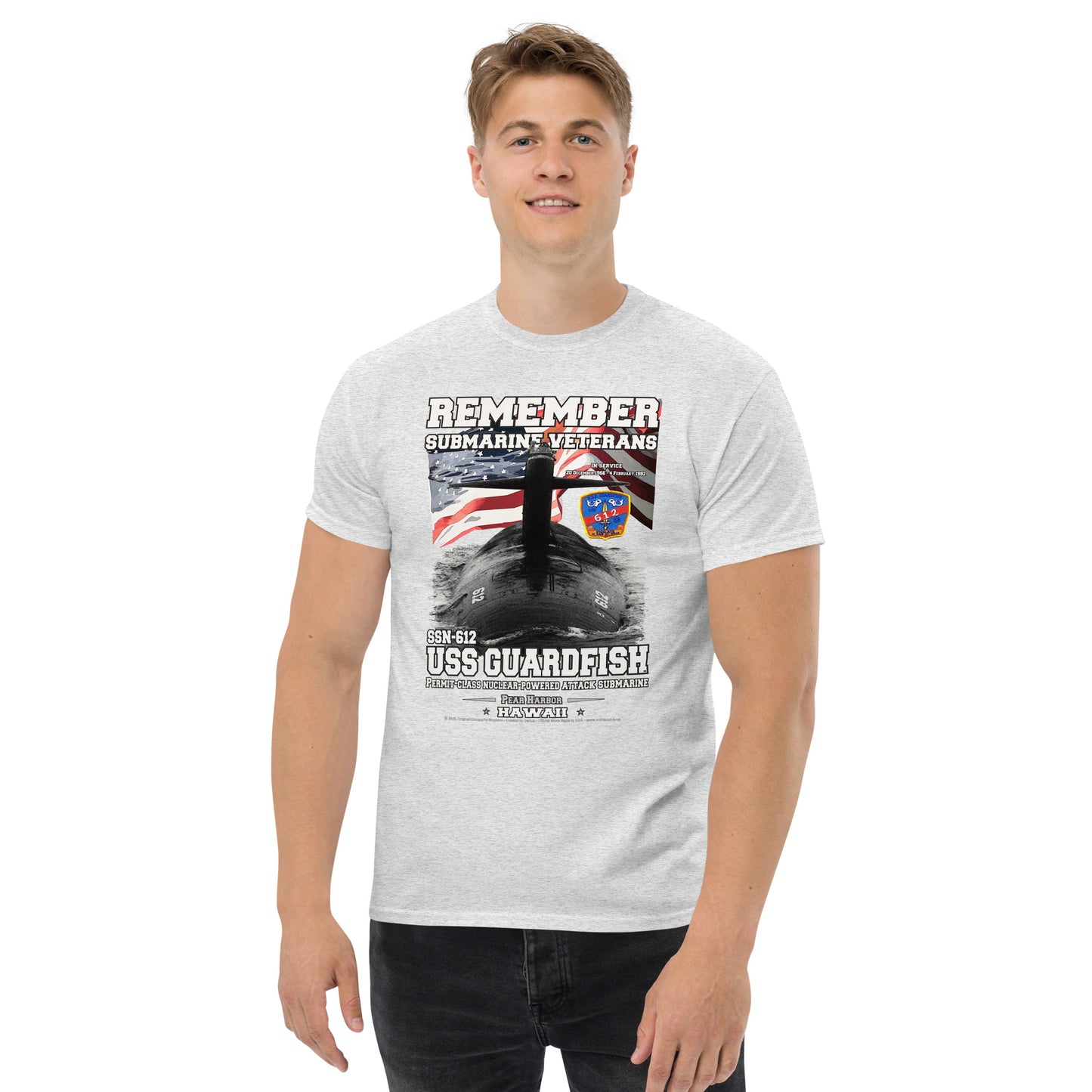 USS GUARDFISH SSN-612 Submarine T-shirt