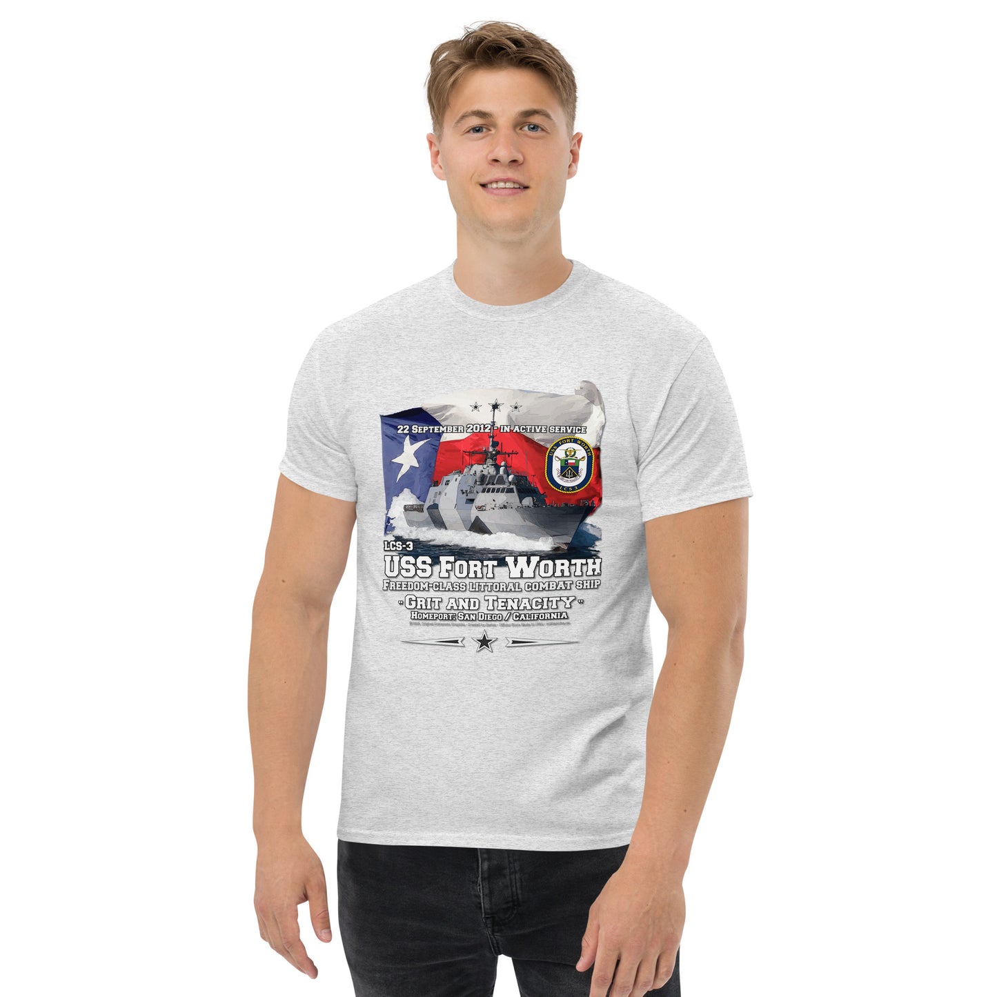 USS FORT WORTH LCS-3 Littoral Combat Ship T-shirt
