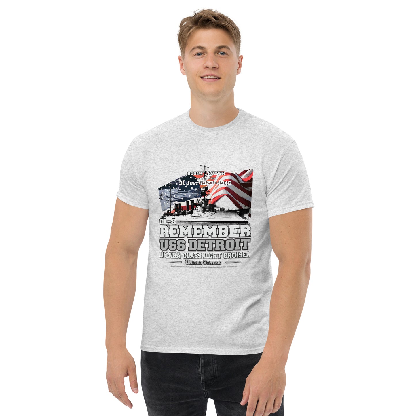 USS DETROIT CL-8 Shipmates t-shirt