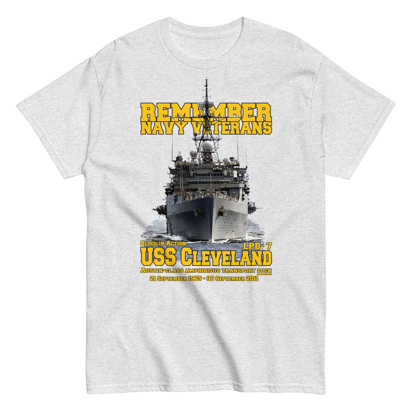 USS CLEVELAND LPD-7 Veterans T-shirt,
