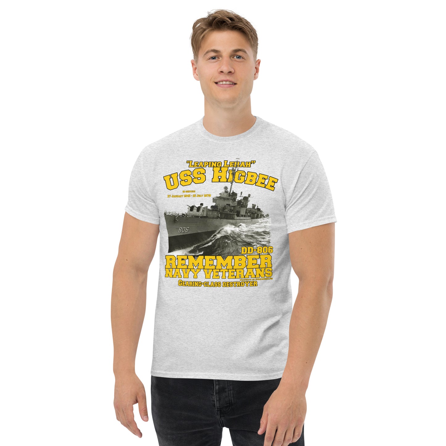USS Higbee DD-806 Destroyer T-shirt