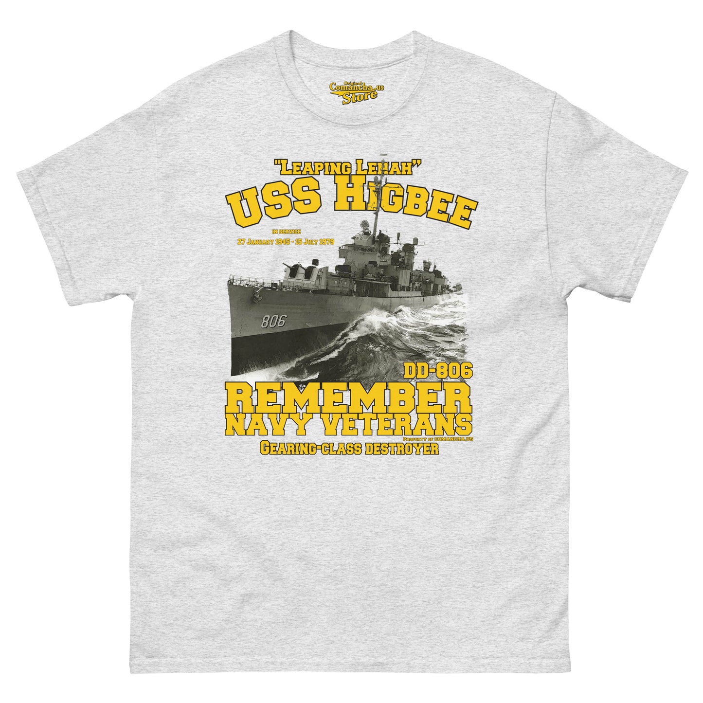 USS Higbee DD-806 Destroyer T-shirt